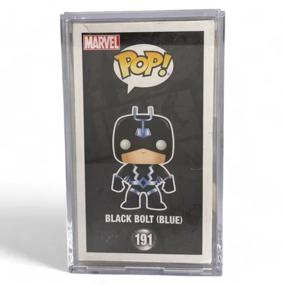 Funko Pop! Marvel: Black Bolt (Blue) #191 Exclusive SIGNED by Anson Mount - Picture 7 of 8